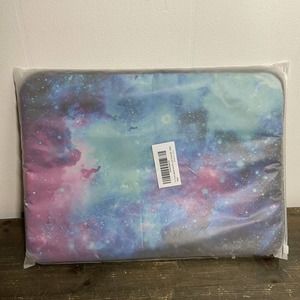 Galaxy Space Laptop Sleeve New Case Padded Zip Up Soft Inside 15” x 11”